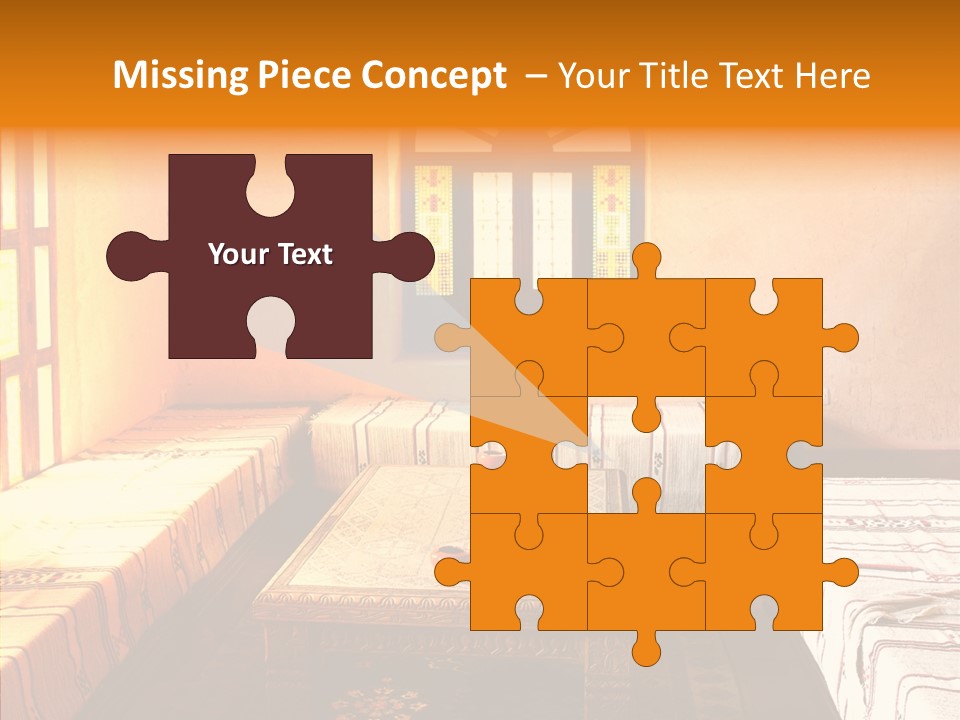 History Sepia Stonework PowerPoint Template