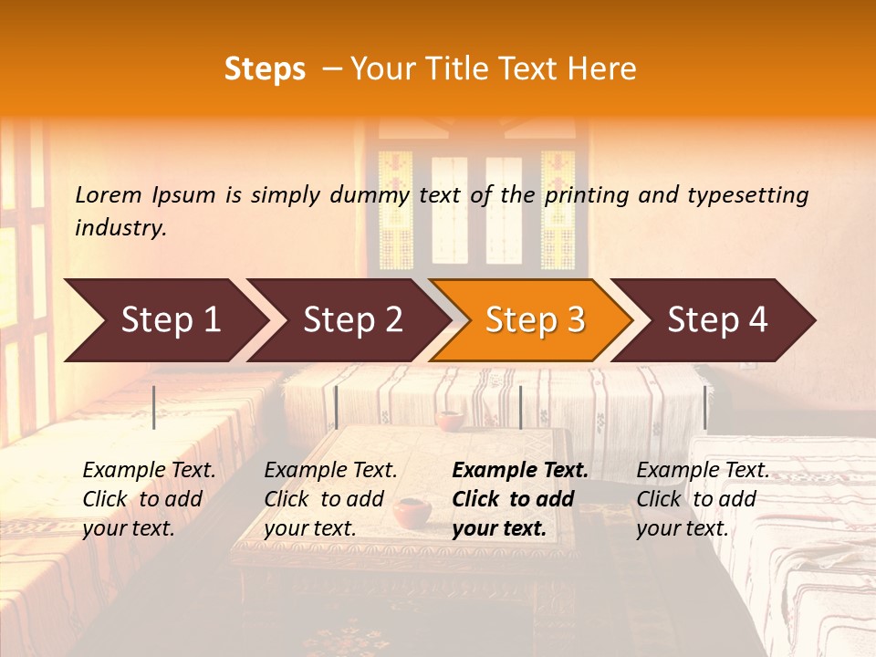 History Sepia Stonework PowerPoint Template
