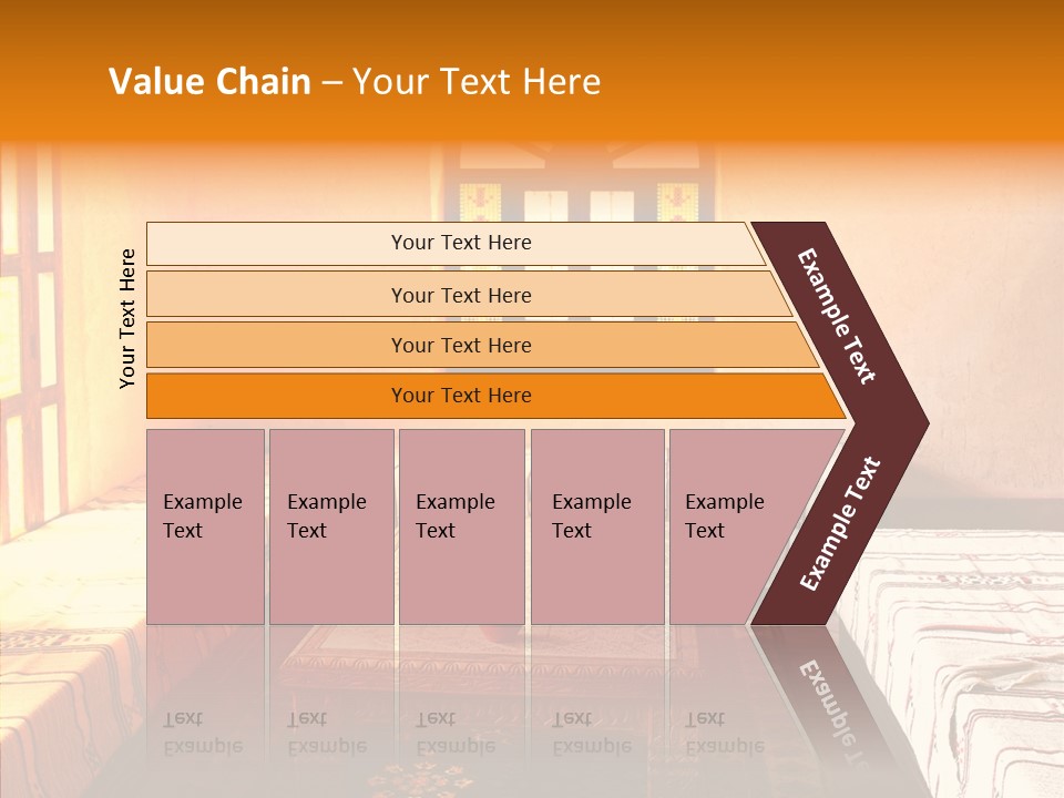 History Sepia Stonework PowerPoint Template
