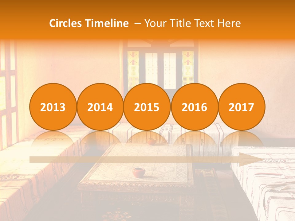 History Sepia Stonework PowerPoint Template