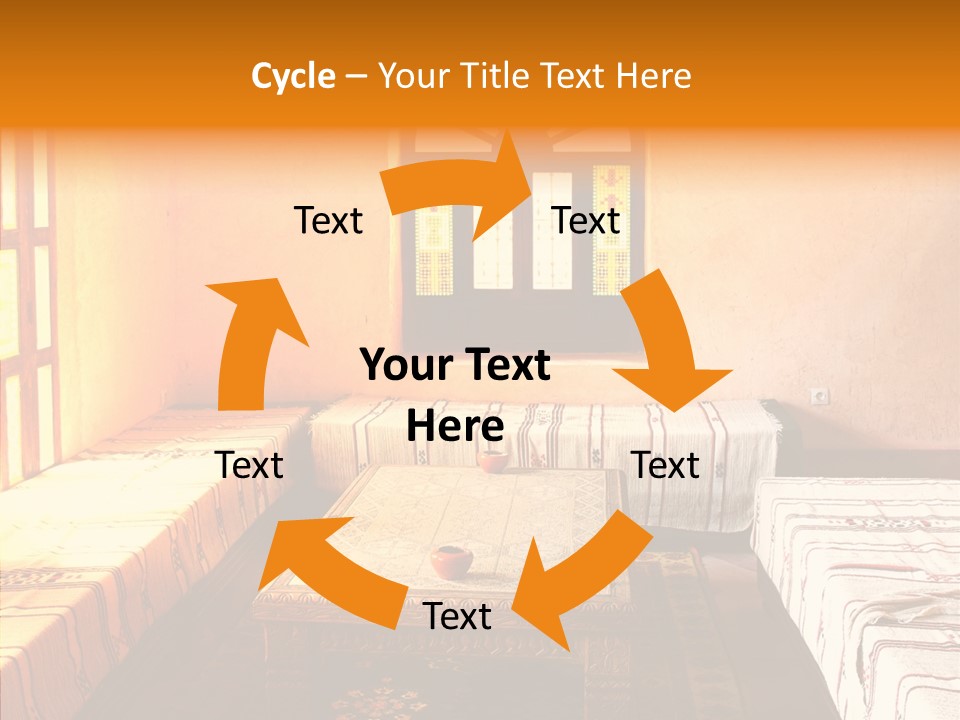 History Sepia Stonework PowerPoint Template