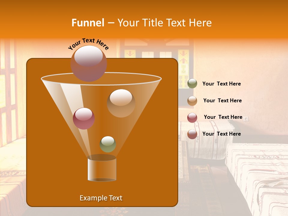 History Sepia Stonework PowerPoint Template