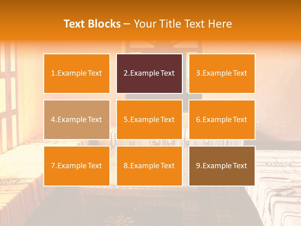 History Sepia Stonework PowerPoint Template