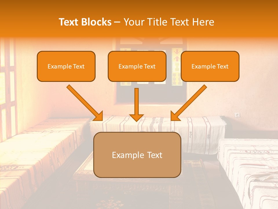 History Sepia Stonework PowerPoint Template