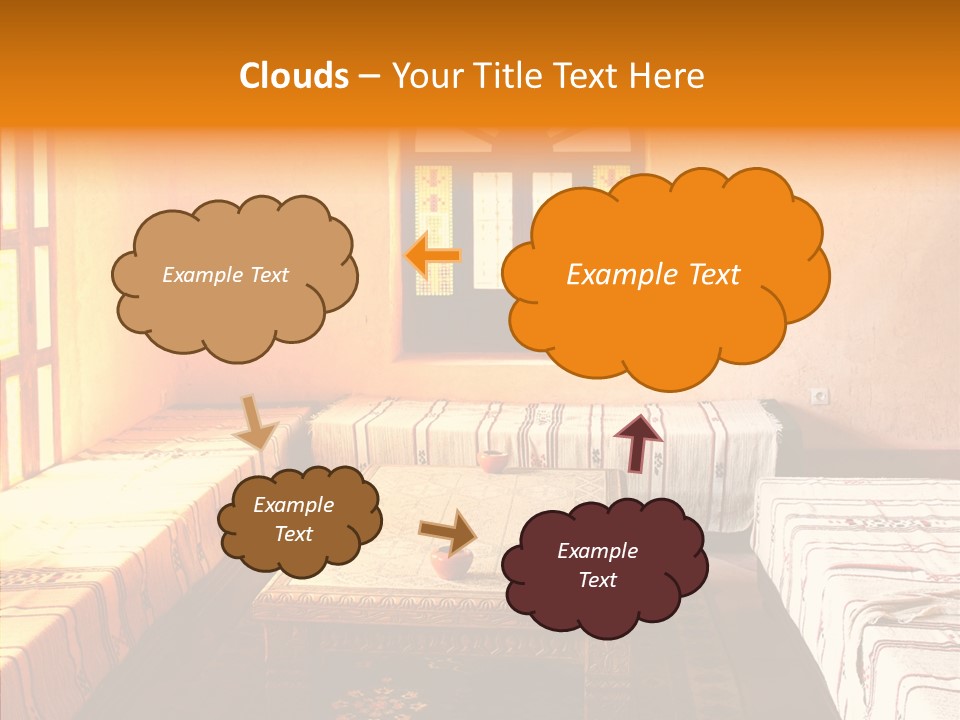 History Sepia Stonework PowerPoint Template