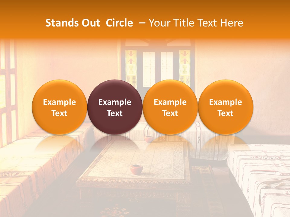 History Sepia Stonework PowerPoint Template