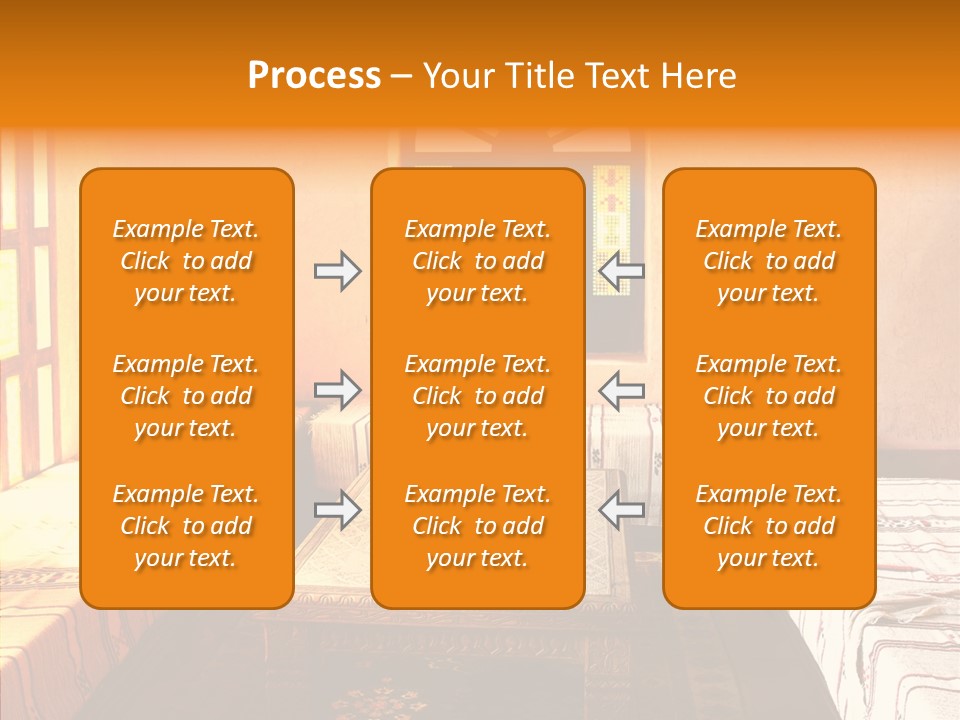 History Sepia Stonework PowerPoint Template