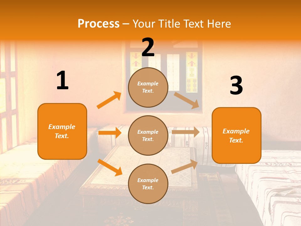 History Sepia Stonework PowerPoint Template