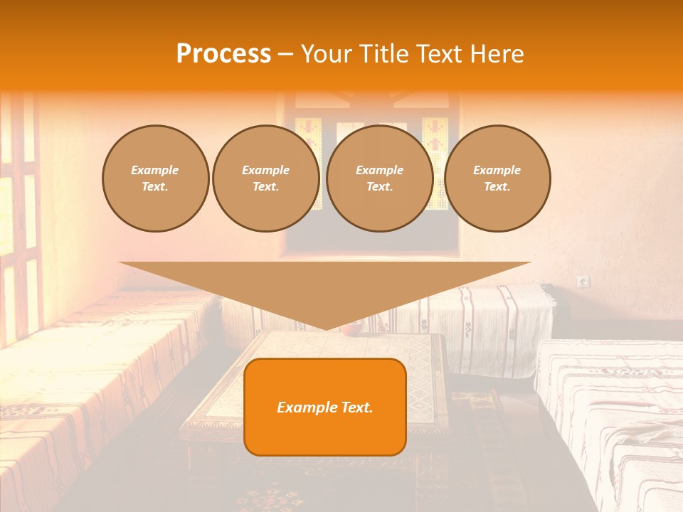 History Sepia Stonework PowerPoint Template