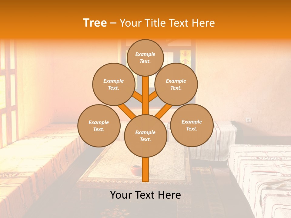 History Sepia Stonework PowerPoint Template