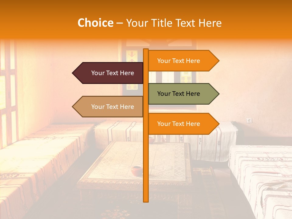 History Sepia Stonework PowerPoint Template
