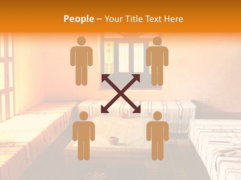 History Sepia Stonework PowerPoint Template