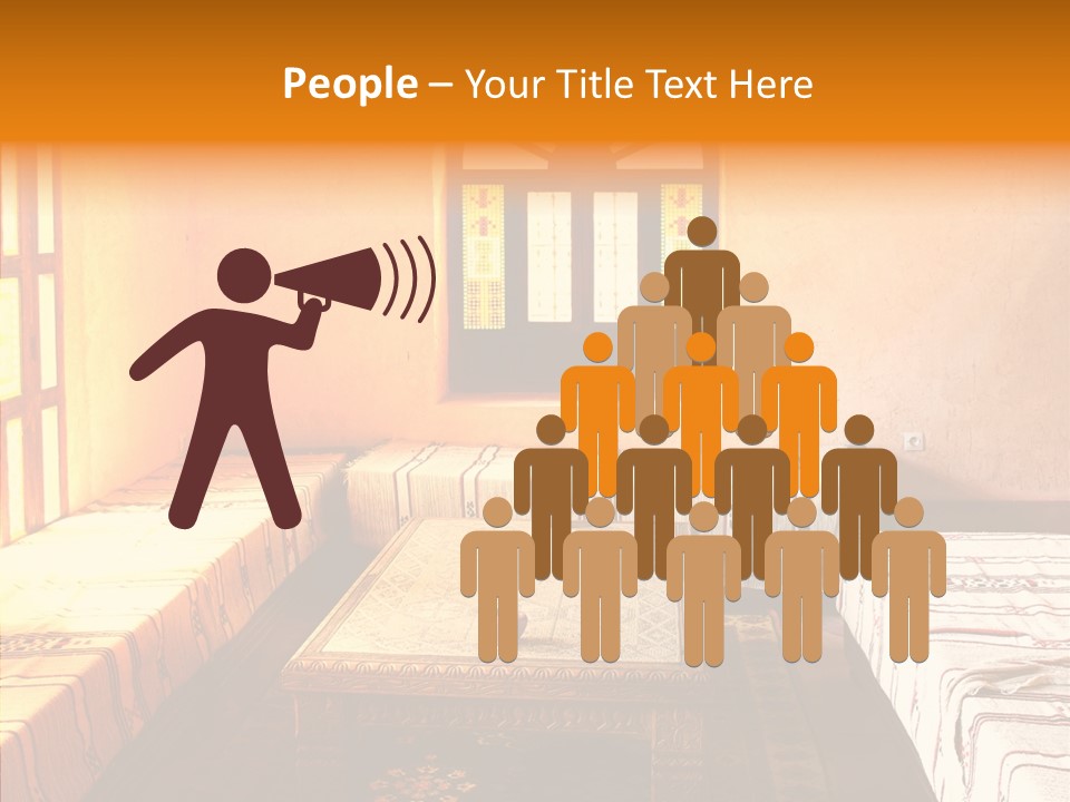 History Sepia Stonework PowerPoint Template