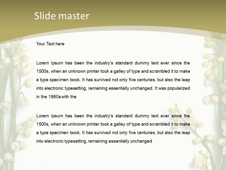 Conceptual Parchment Love PowerPoint Template