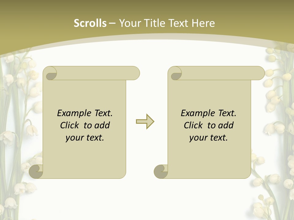 Conceptual Parchment Love PowerPoint Template