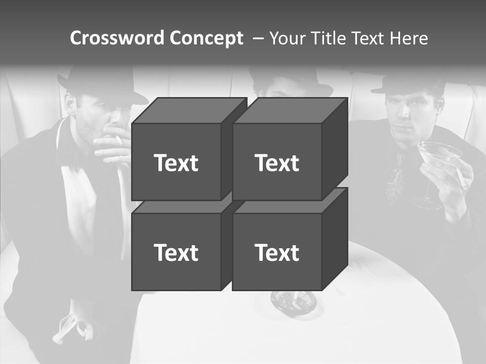 Table Conference Corporate PowerPoint Template