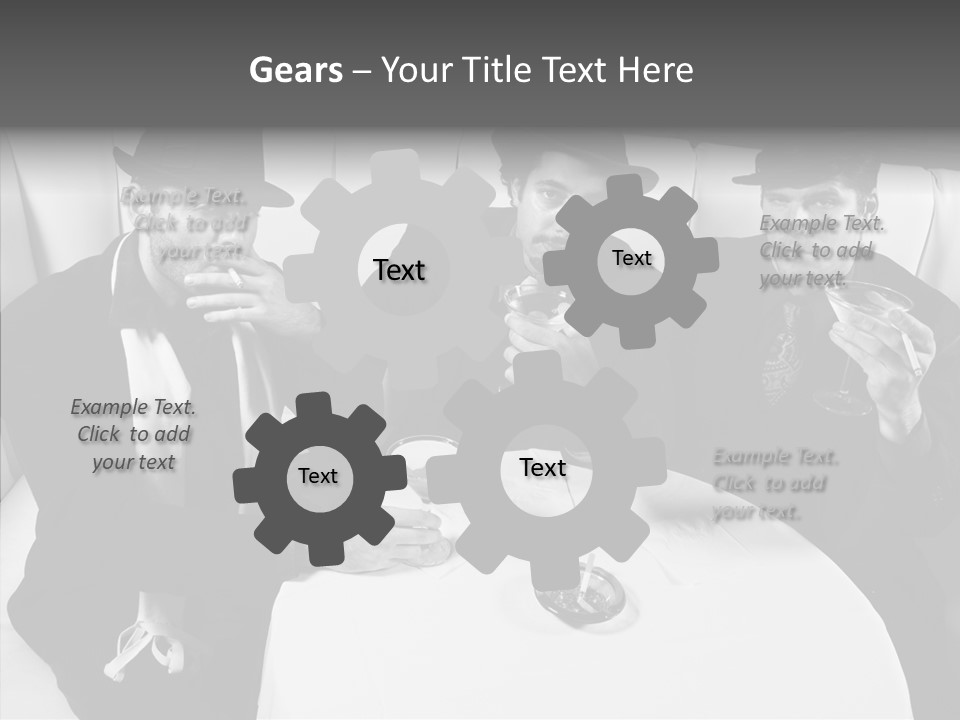 Table Conference Corporate PowerPoint Template