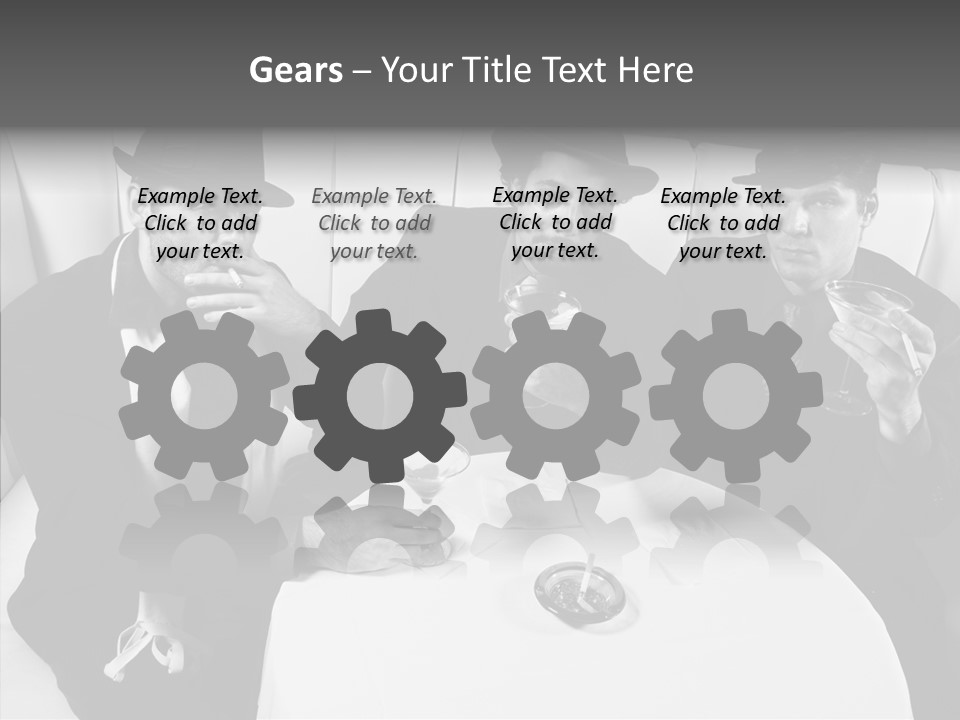 Table Conference Corporate PowerPoint Template