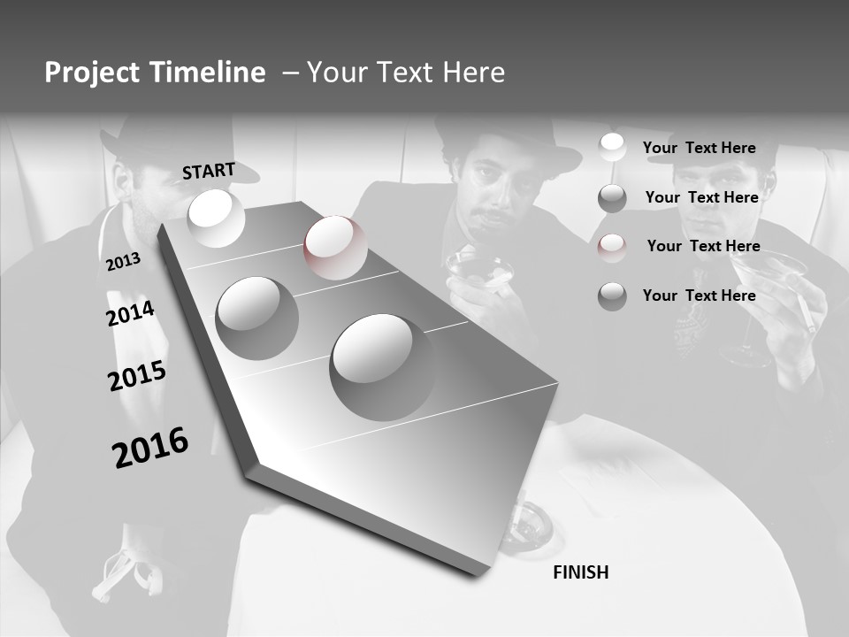 Table Conference Corporate PowerPoint Template