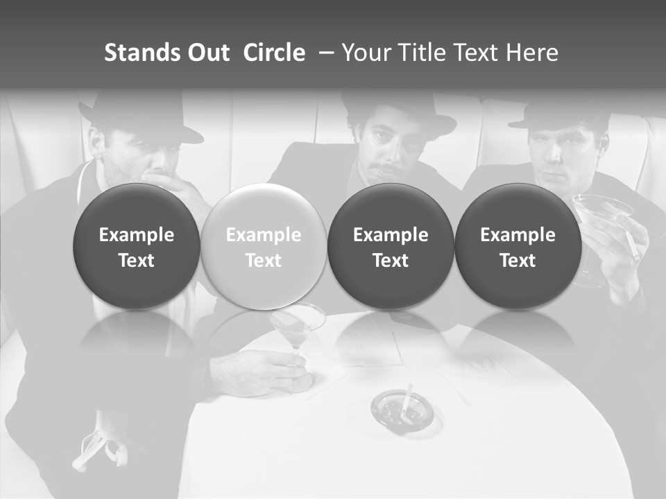 Table Conference Corporate PowerPoint Template