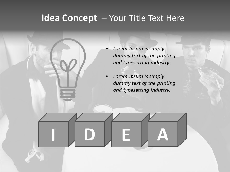 Table Conference Corporate PowerPoint Template