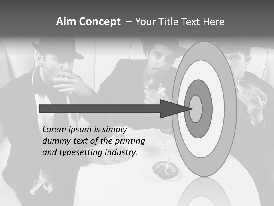 Table Conference Corporate PowerPoint Template