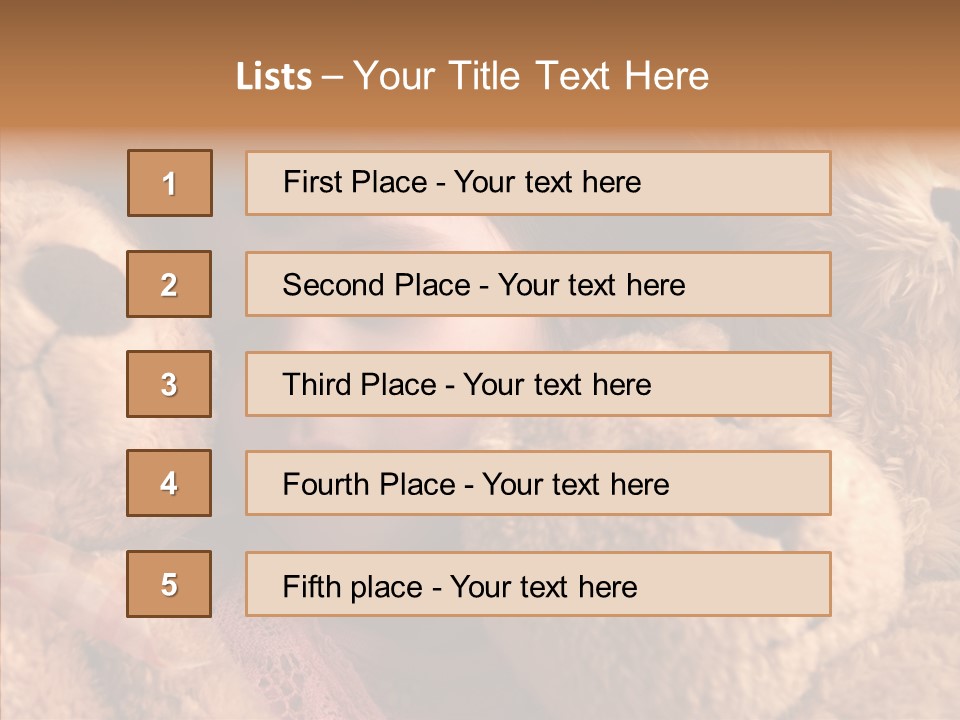 Peace Precious Security PowerPoint Template