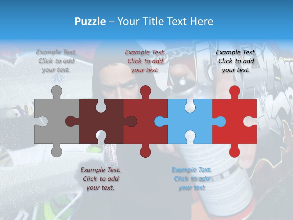 Lifestyle White Paint PowerPoint Template