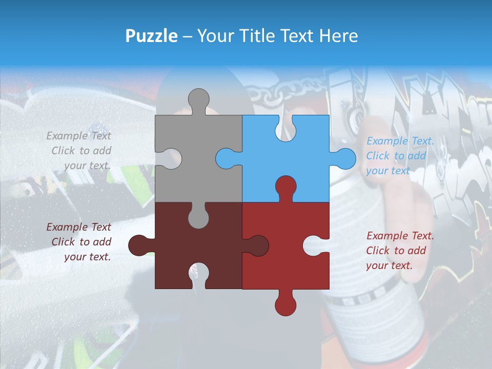 Lifestyle White Paint PowerPoint Template