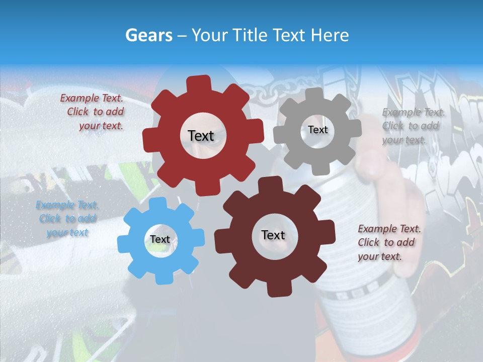 Lifestyle White Paint PowerPoint Template