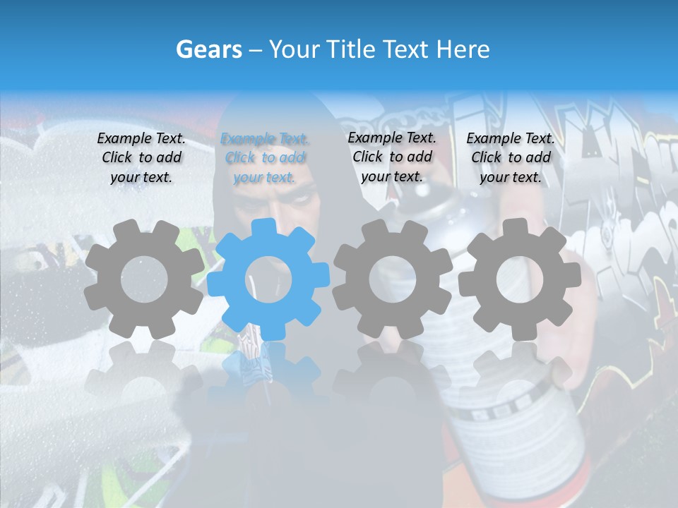 Lifestyle White Paint PowerPoint Template