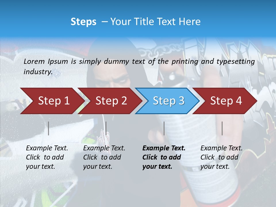 Lifestyle White Paint PowerPoint Template