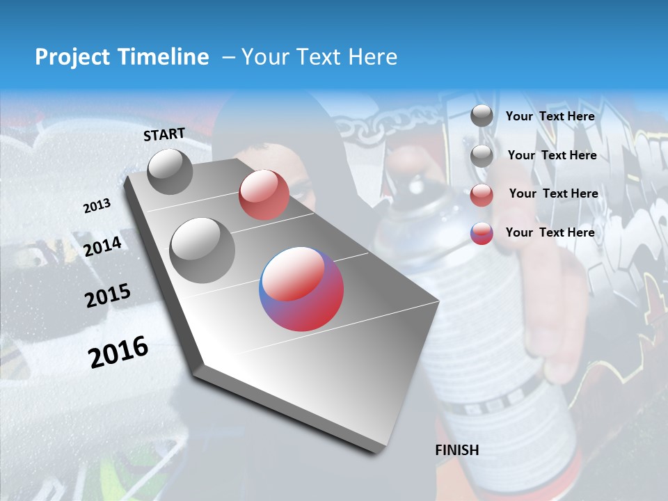 Lifestyle White Paint PowerPoint Template