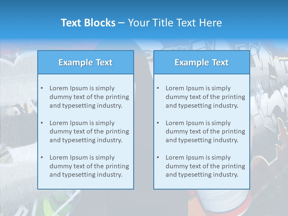Lifestyle White Paint PowerPoint Template