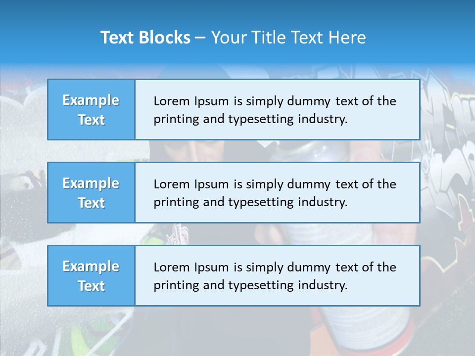 Lifestyle White Paint PowerPoint Template