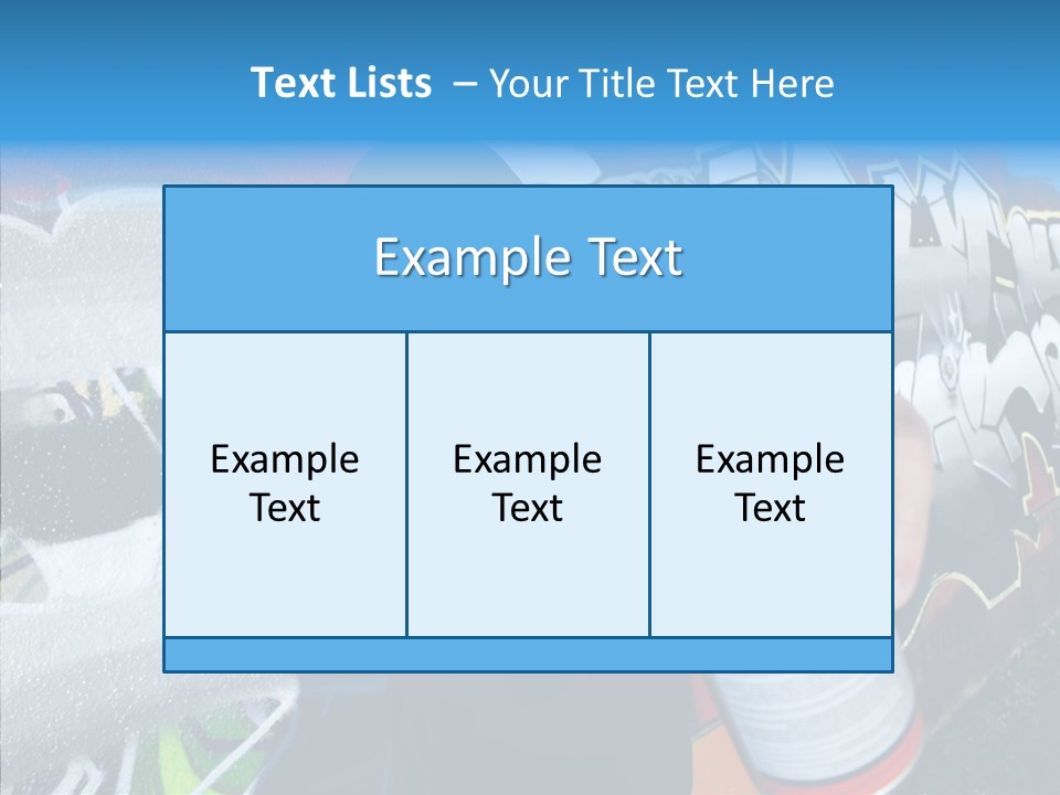 Lifestyle White Paint PowerPoint Template