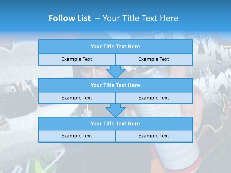 Lifestyle White Paint PowerPoint Template