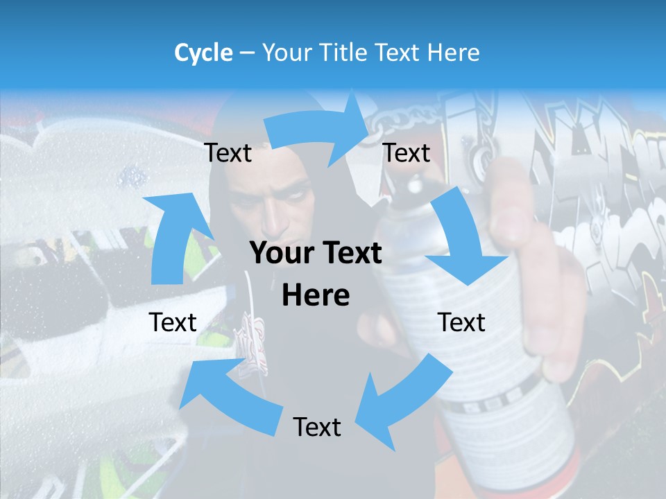 Lifestyle White Paint PowerPoint Template