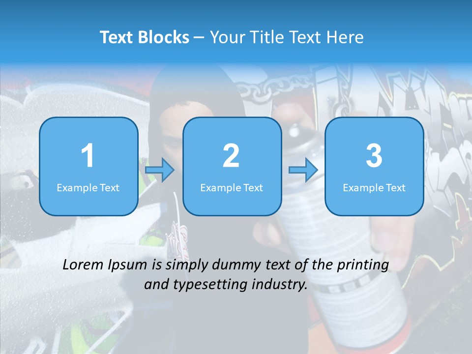 Lifestyle White Paint PowerPoint Template