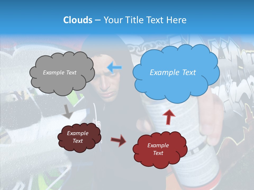 Lifestyle White Paint PowerPoint Template