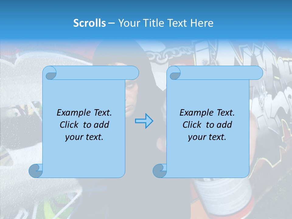 Lifestyle White Paint PowerPoint Template