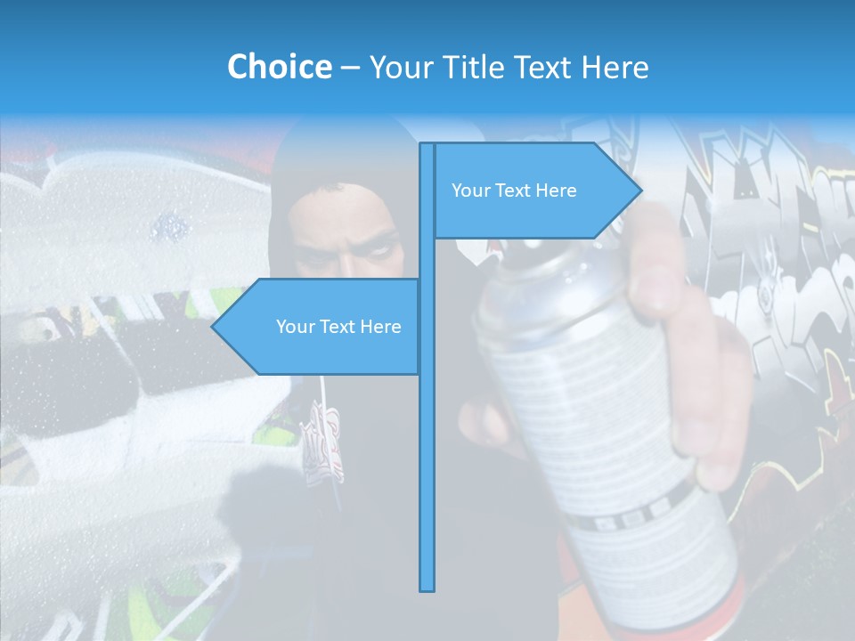 Lifestyle White Paint PowerPoint Template