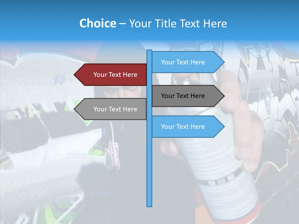 Lifestyle White Paint PowerPoint Template