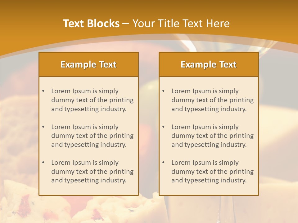Assorted Delicious Meal PowerPoint Template