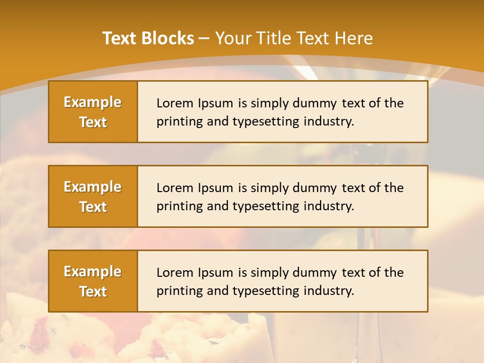 Assorted Delicious Meal PowerPoint Template