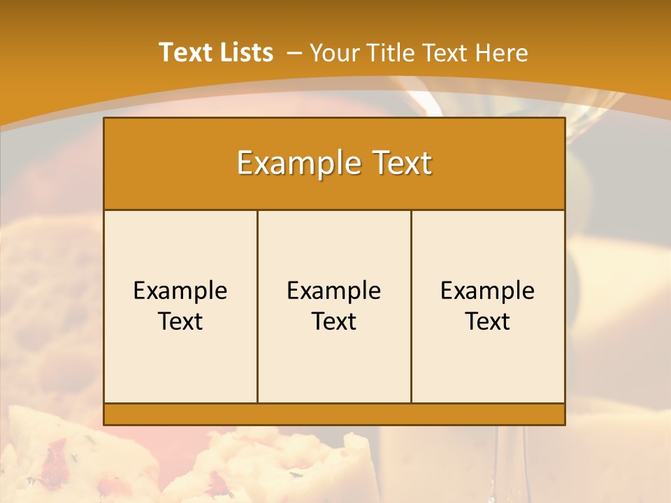 Assorted Delicious Meal PowerPoint Template