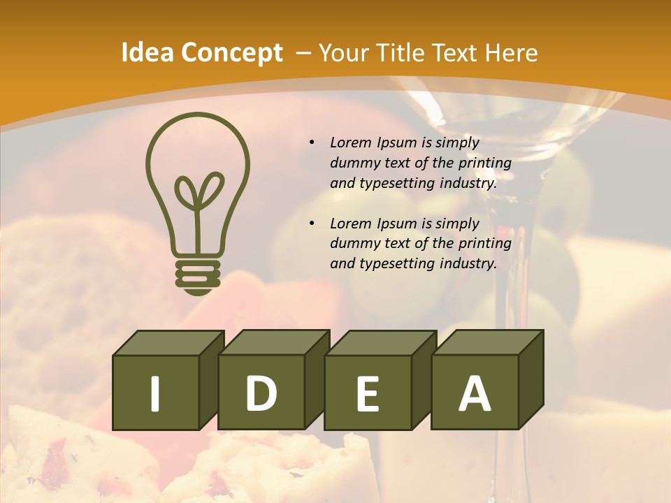 Assorted Delicious Meal PowerPoint Template