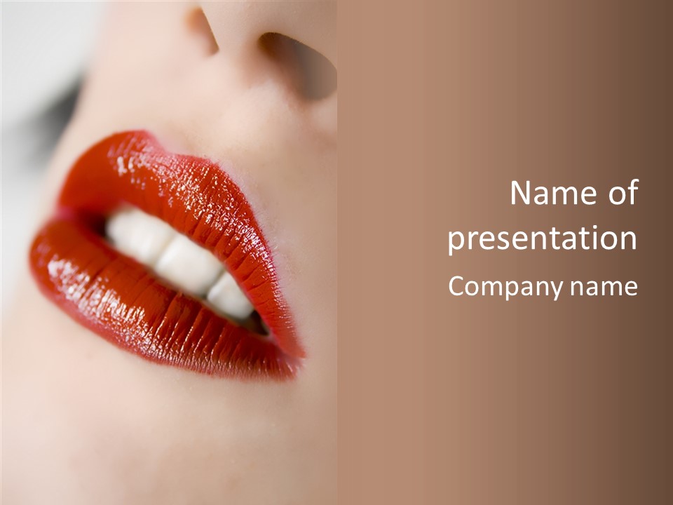 Joyful Sweet Emotion PowerPoint Template