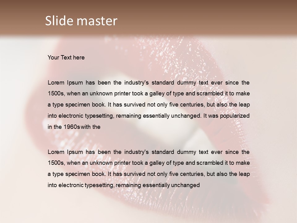 Joyful Sweet Emotion PowerPoint Template