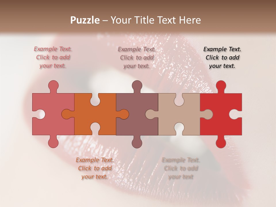 Joyful Sweet Emotion PowerPoint Template